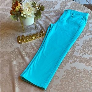 Jones NY Aqua Cropped Jeans